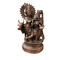 Bronze Krishna & Radha with cow Idol